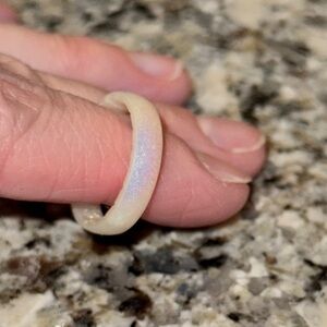 Enzo White Holo Ring